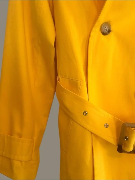 Lauren Ralph LaurenYellow Trench Coat - Picture 3 of 8